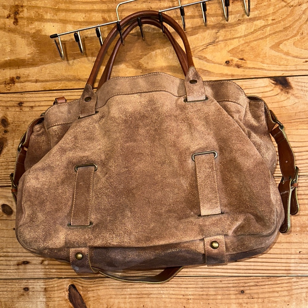 Theory Suede Messenger Bag